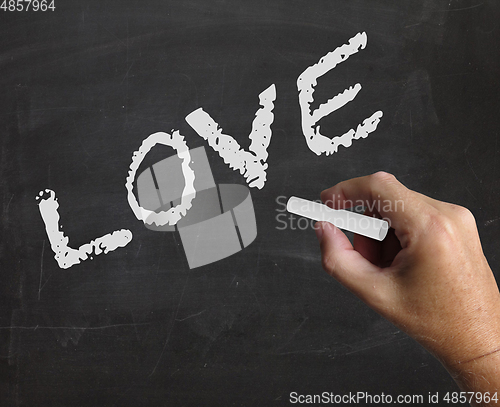 Image of Love Word Shows Compassion Affection And Fondness