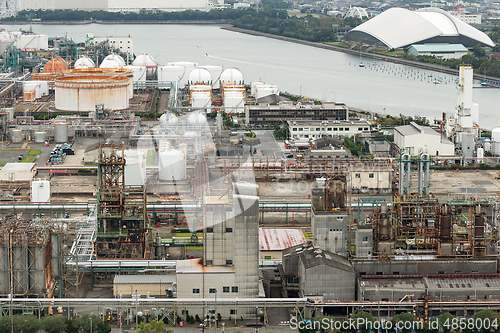 Image of Manufacting factory in Yokkaichi city of Japan