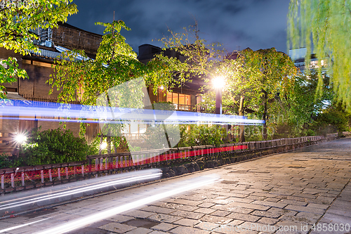 Image of Street in Gion at Kyoto 