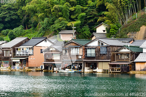 Image of Traditional house in Ine cho of Kyoto of Japan