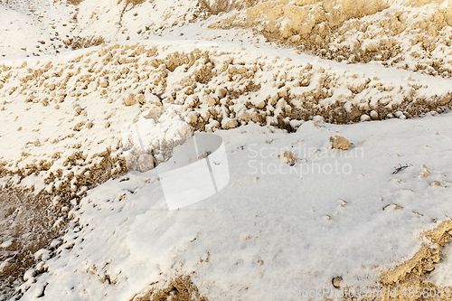 Image of Sand under the snow