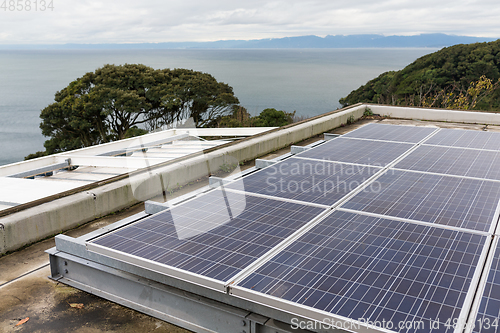 Image of Solar panel power plant