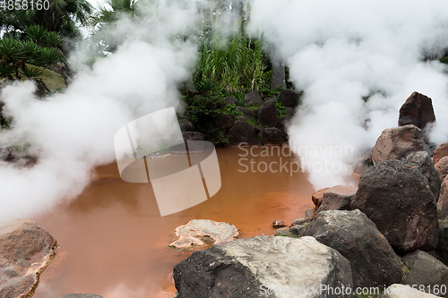 Image of Blood pond hell in Japan