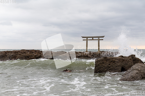 Image of Oarai isozaki shrine in japan