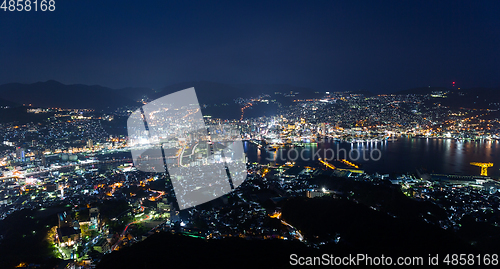 Image of Japanese Nagasaki skyline