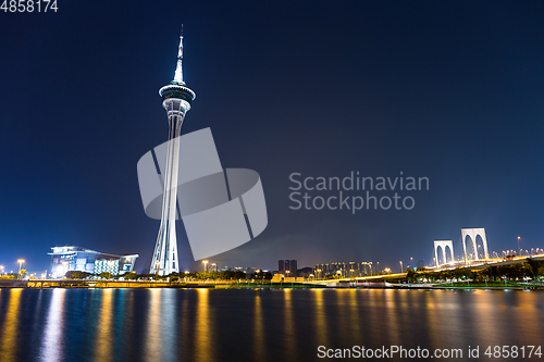 Image of Macau at night