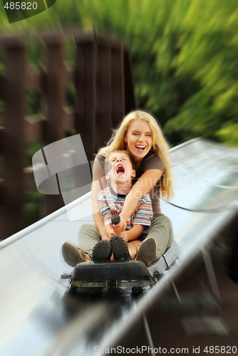 Image of On the bobsled run