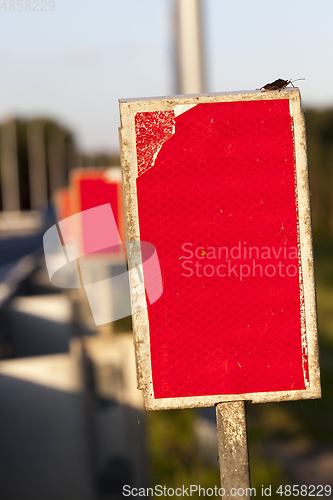 Image of Red reflector