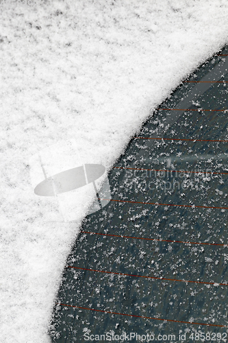 Image of Snow on the car