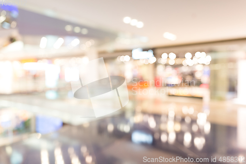 Image of Store blur background with bokeh