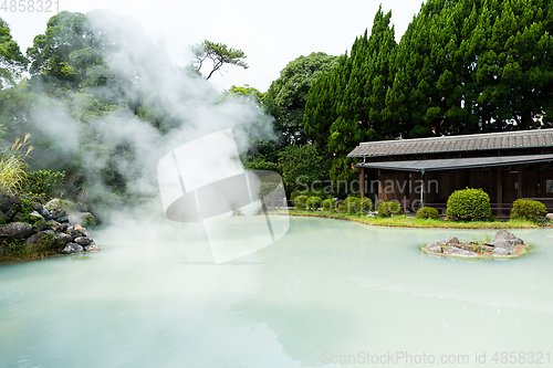 Image of Shiraike Jigoku, hot springs in Japan