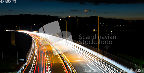 Image of Highway at night