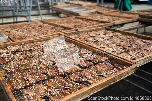 Image of Drying out of Japanese sesame fish