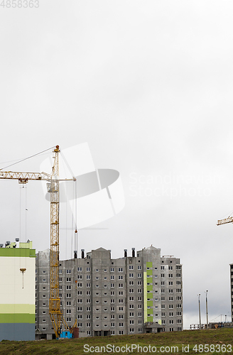 Image of construction of a house