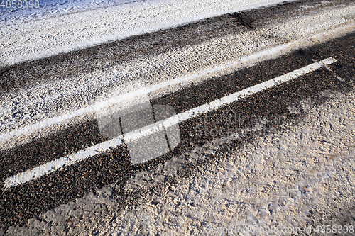 Image of Road under the snow