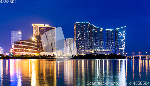 Image of Macao city at night