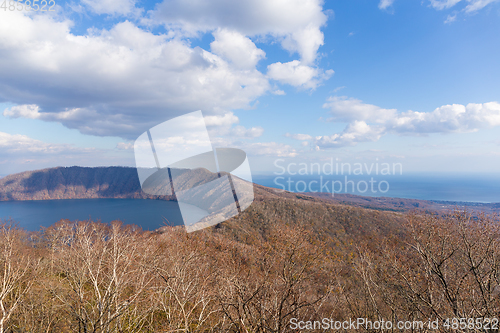 Image of Lake kuttara in Shiraoi, Hokkaido, Japan