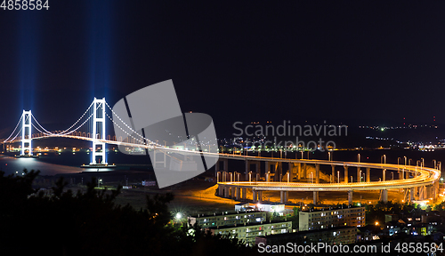 Image of Industry in Muroran at night