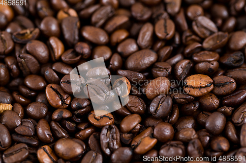 Image of Coffee bean texture