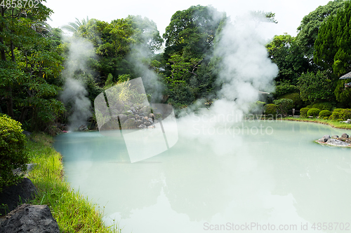 Image of Hot springs in Beppu of Japan