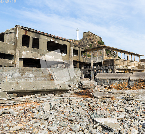 Image of Gunkanjima island