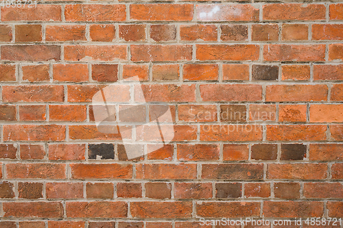 Image of Brick texture in red colour