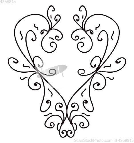 Image of A minimalistic line art vector or color illustration