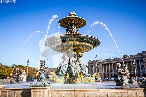 Image of Fountain of the Seas, Concorde Square, Paris