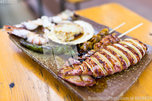 Image of Grilled assorted seafood