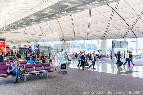 Image of Hong Kong international airport, Hong Kong, September 2016 -: Wa