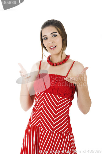 Image of Woman talking