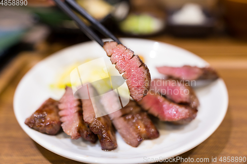 Image of Grilled Japanese beef