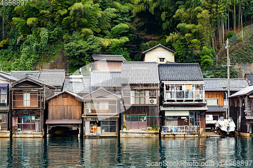 Image of Japanese old town, Ine-cho in Kyoto of Japan 