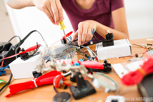 Image of Flying Drone Assembler 