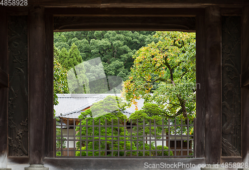 Image of Wooden gate to the garden