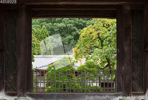 Image of Wooden gate to the garden