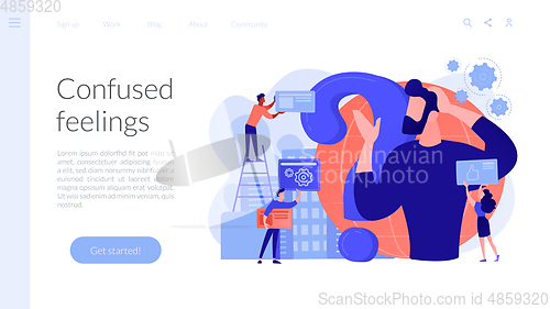 Image of Confusion concept landing page