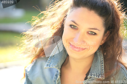 Image of smiling beautiful girl
