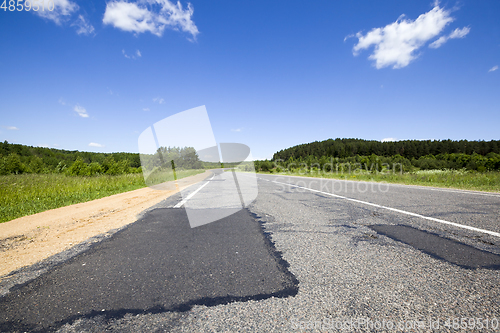 Image of an asphalt road