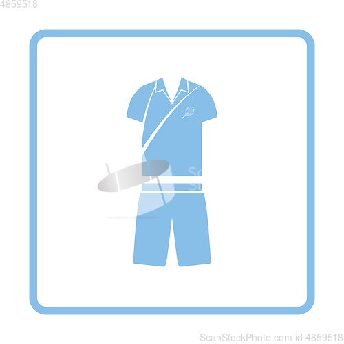 Image of Tennis man uniform icon
