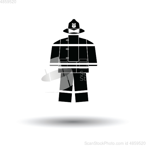 Image of Fire service uniform icon