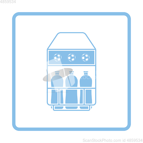 Image of Soccer field bottle container  icon
