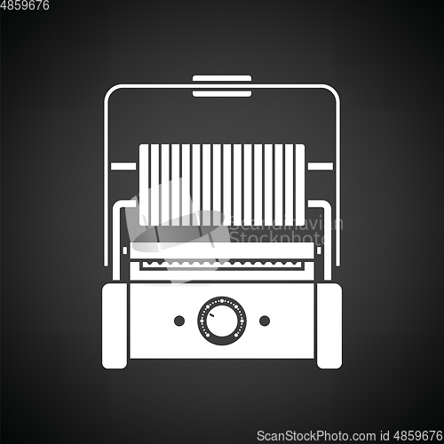 Image of Kitchen electric grill icon