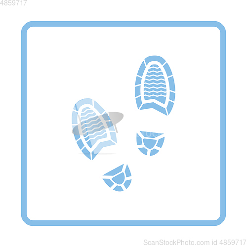 Image of Man footprint icon