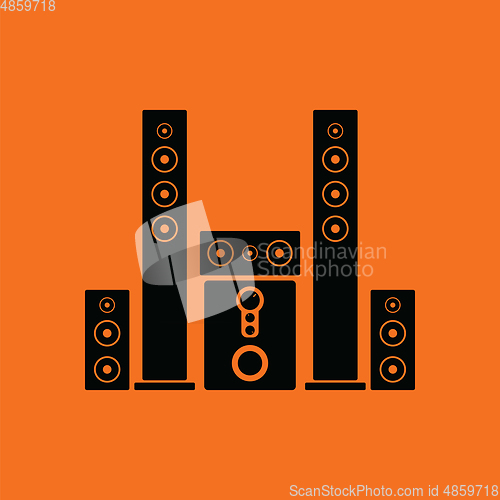 Image of Audio system speakers icon