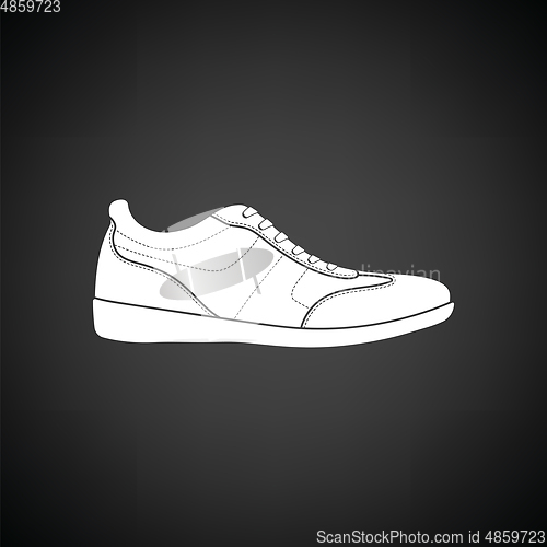 Image of Man casual shoe icon