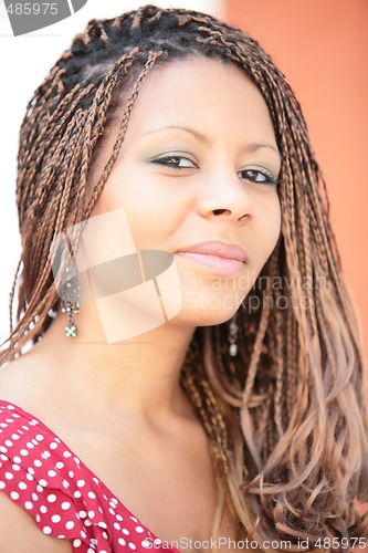 Image of smiling african girl