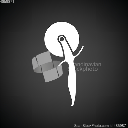 Image of Pizza roll knife icon