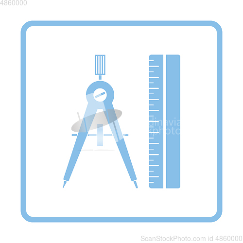 Image of Compasses and scale icon