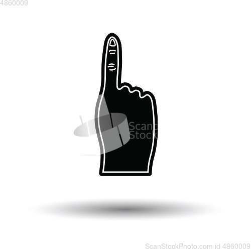 Image of Fans foam finger icon